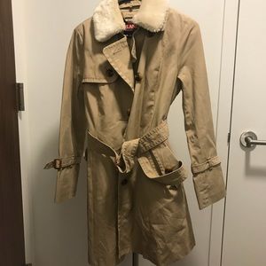 Double Layer Trench Coat